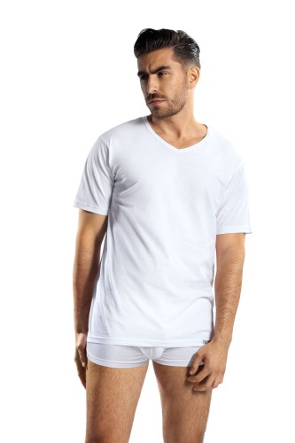 T-shirt męski T2 F5572 – biały